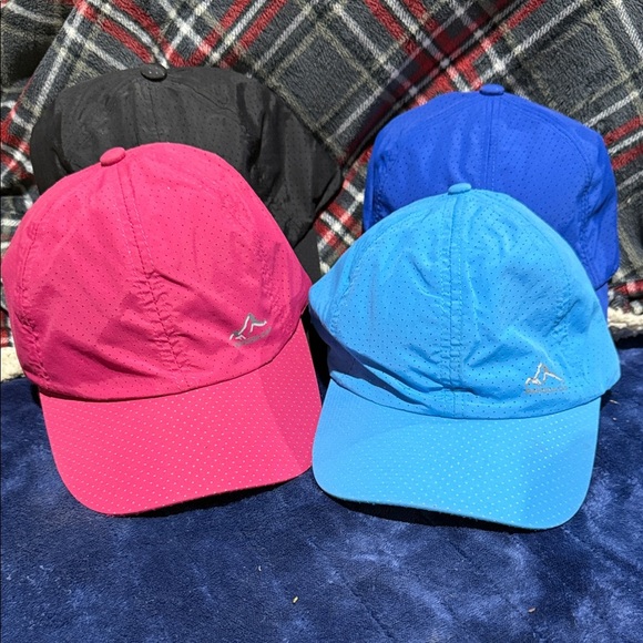 Other - 4-Pack Lightweight Performance Baseball Caps - Pink, Light Blue, Royal, Black